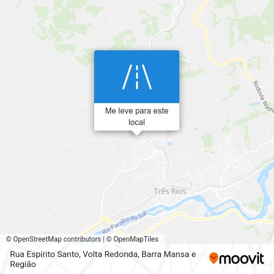Rua Espírito Santo mapa