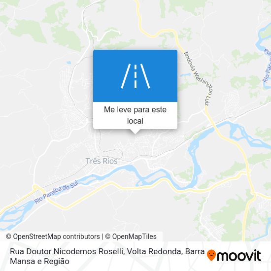 Rua Doutor Nicodemos Roselli mapa
