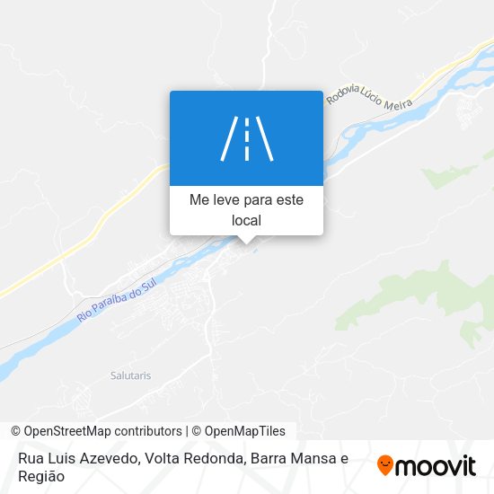 Rua Luis Azevedo mapa