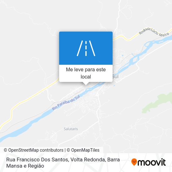 Rua Francisco Dos Santos mapa