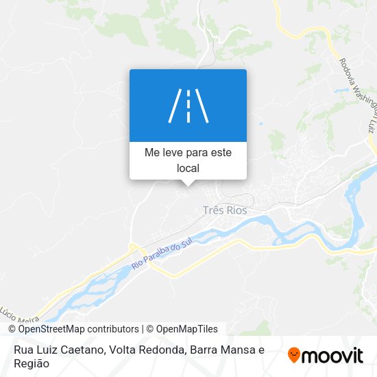 Rua Luiz Caetano mapa