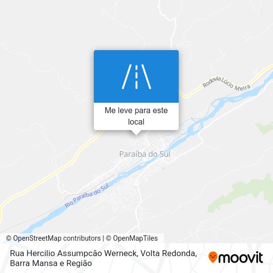 Rua Hercilio Assumpcão Werneck mapa