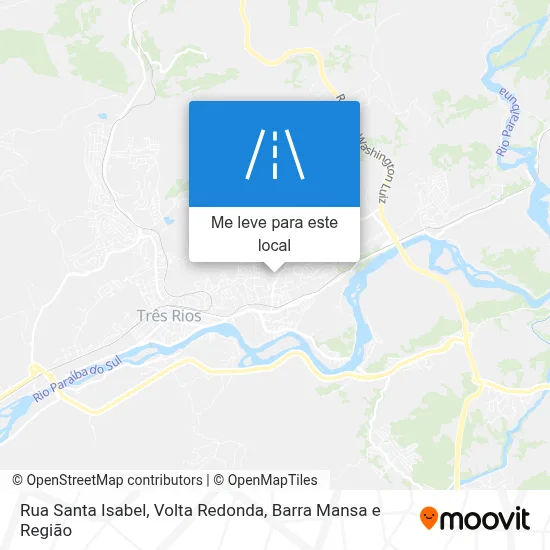 Rua Santa Isabel mapa