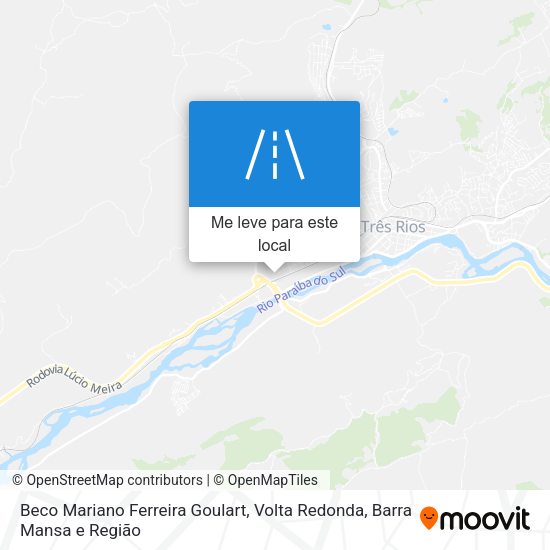 Beco Mariano Ferreira Goulart mapa