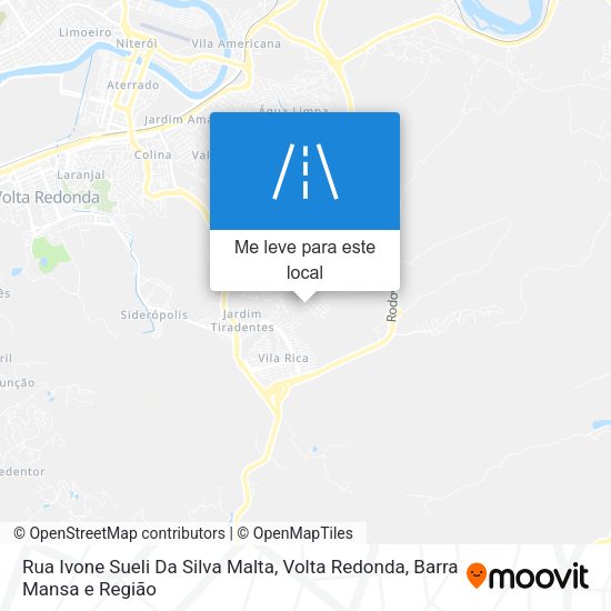 Rua Ivone Sueli Da Silva Malta mapa