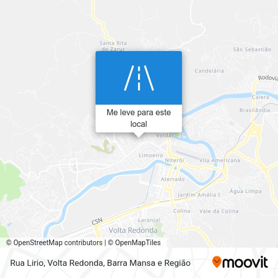 Rua Lirio mapa
