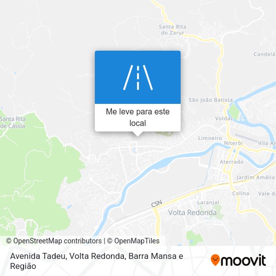 Avenida Tadeu mapa
