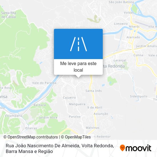 Rua João Nascimento De Almeida mapa