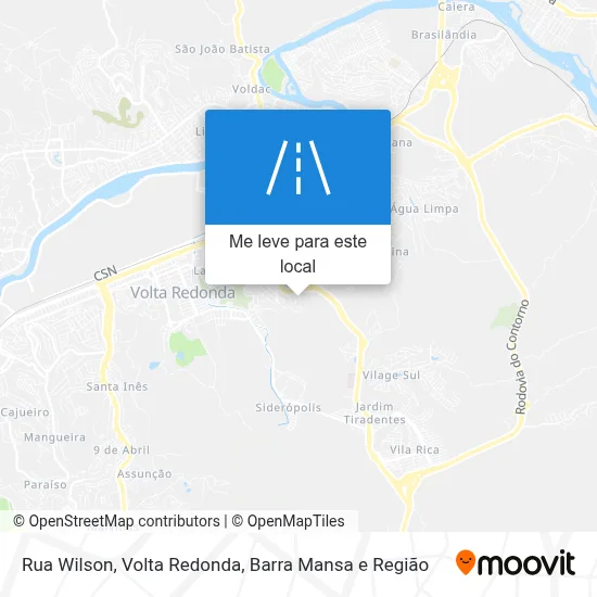 Rua Wilson mapa