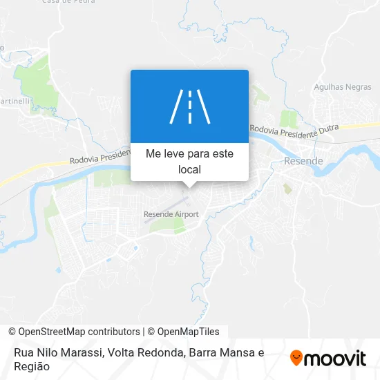 Rua Nilo Marassi mapa