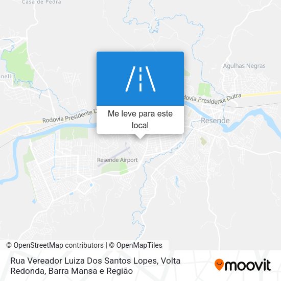 Rua Vereador Luiza Dos Santos Lopes mapa