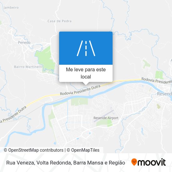 Rua Veneza mapa