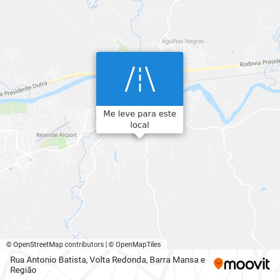 Rua Antonio Batista mapa