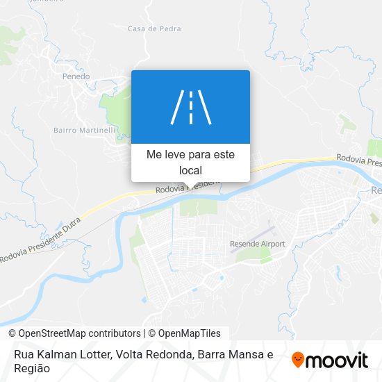 Rua Kalman Lotter mapa