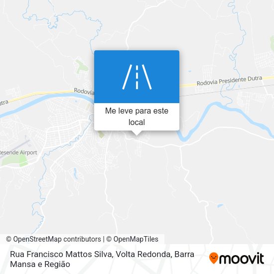 Rua Francisco Mattos Silva mapa