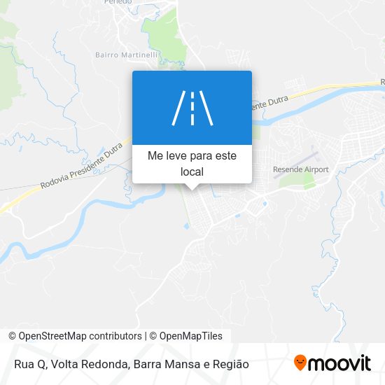Rua Q mapa