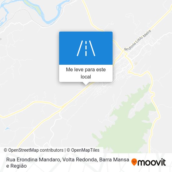 Rua Erondina Mandaro mapa