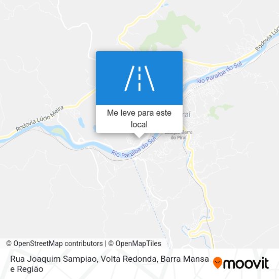 Rua Joaquim Sampiao mapa