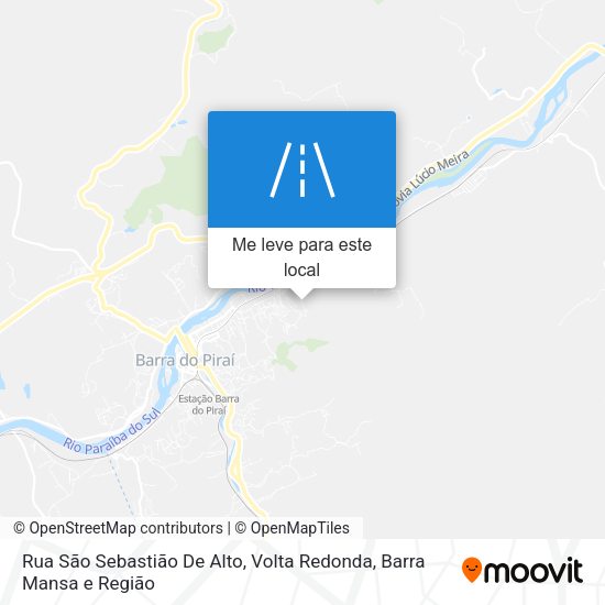 Rua São Sebastião De Alto mapa