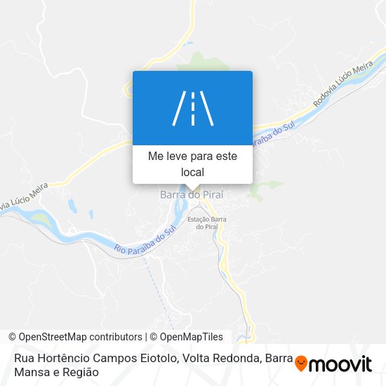 Rua Hortêncio Campos Eiotolo mapa