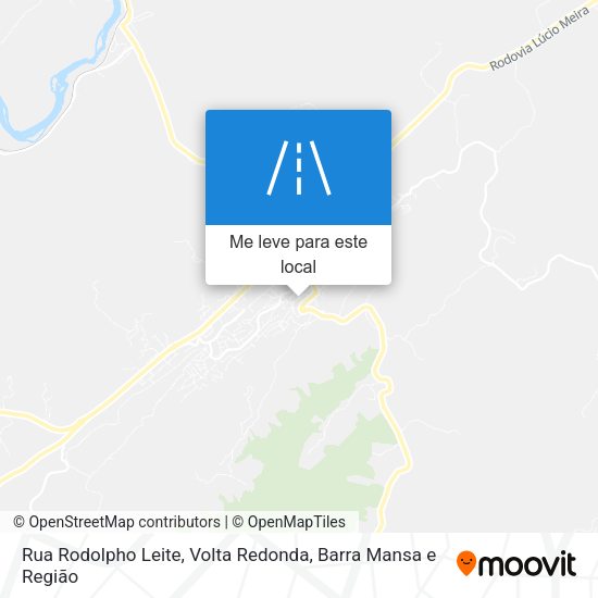 Rua Rodolpho Leite mapa