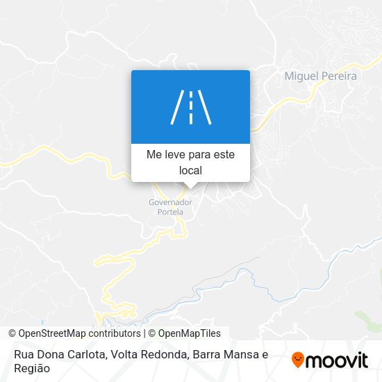 Rua Dona Carlota mapa