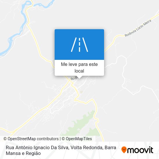 Rua Antônio Ignacio Da Silva mapa