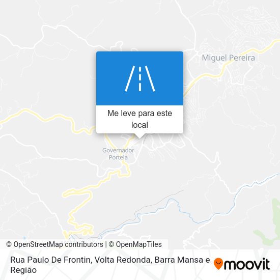 Rua Paulo De Frontin mapa