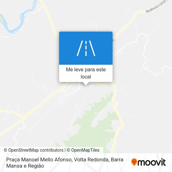 Praça Manoel Mello Afonso mapa