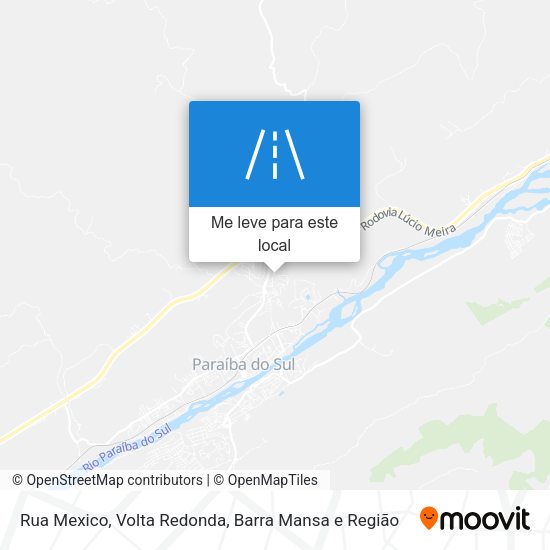 Rua Mexico mapa