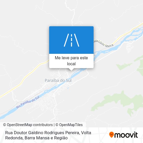 Rua Doutor Galdino Rodrigues Pereira mapa