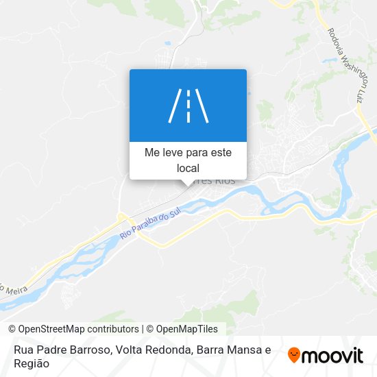Rua Padre Barroso mapa
