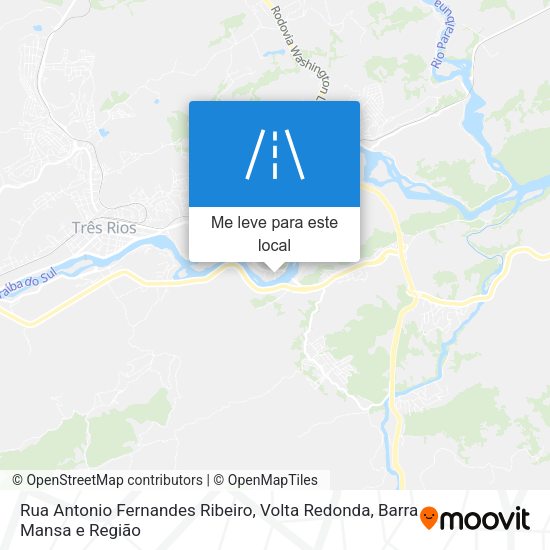 Rua Antonio Fernandes Ribeiro mapa