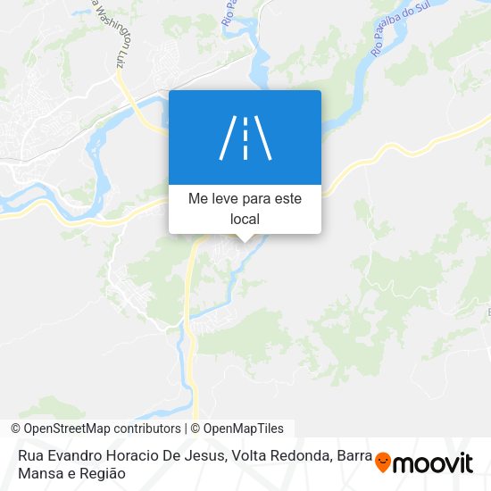 Rua Evandro Horacio De Jesus mapa