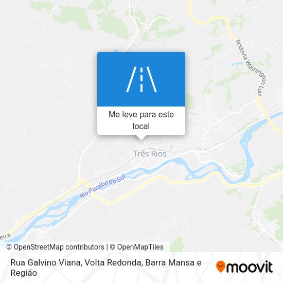 Rua Galvino Viana mapa