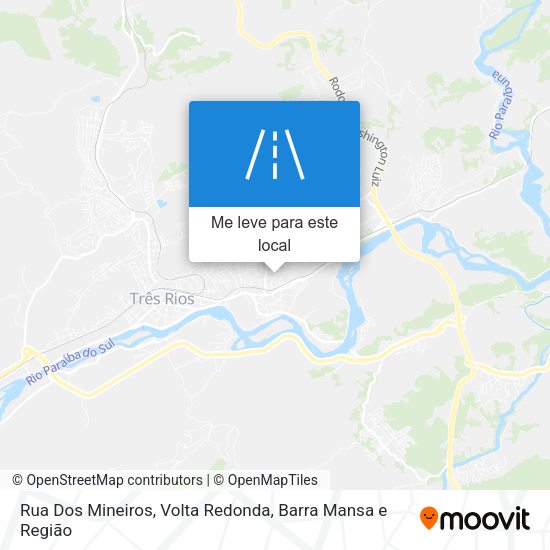 Rua Dos Mineiros mapa