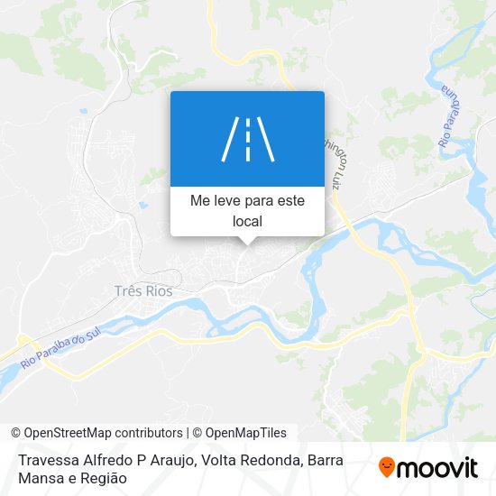 Travessa Alfredo P Araujo mapa
