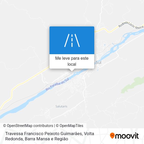 Travessa Francisco Peixoto Guimarães mapa