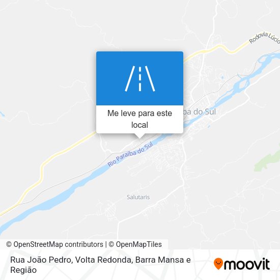 Rua João Pedro mapa
