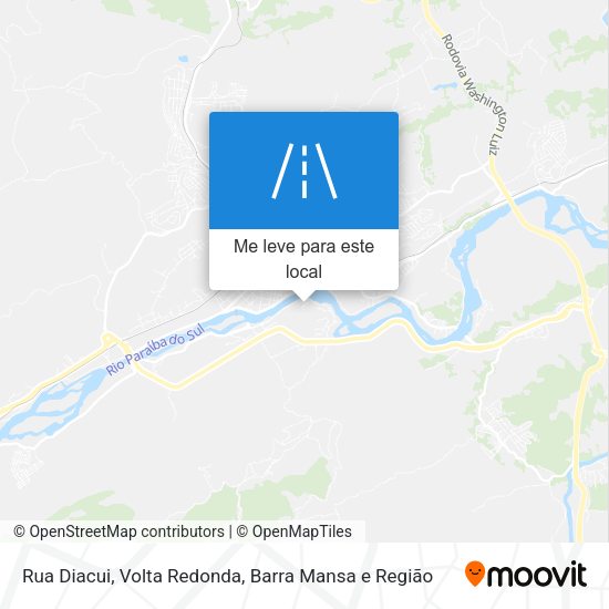 Rua Diacui mapa