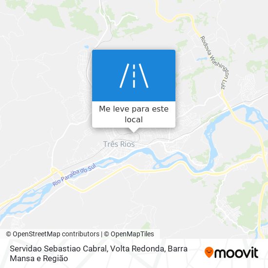 Servidao Sebastiao Cabral mapa