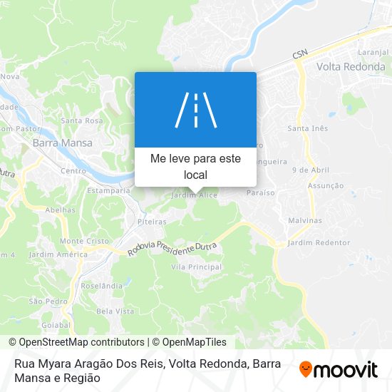 Rua Myara Aragão Dos Reis mapa