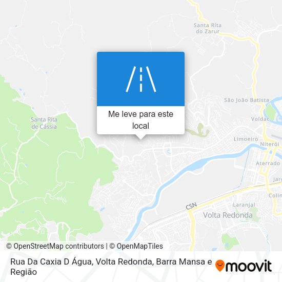 Rua Da Caxia D Água mapa