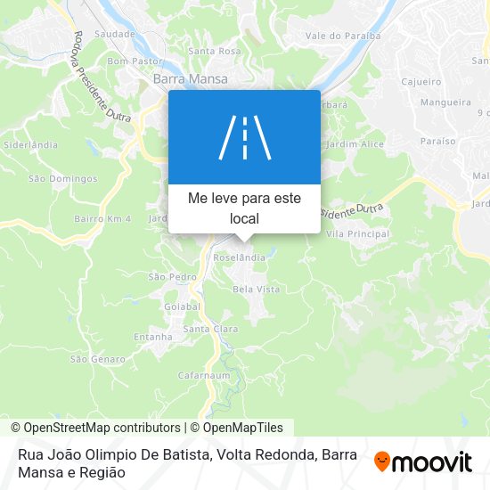 Rua João Olimpio De Batista mapa
