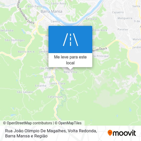 Rua João Olimpio De Magalhes mapa