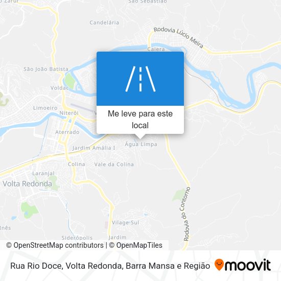 Rua Rio Doce mapa