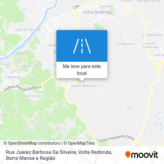 Rua Juarez Barbosa Da Silveira mapa