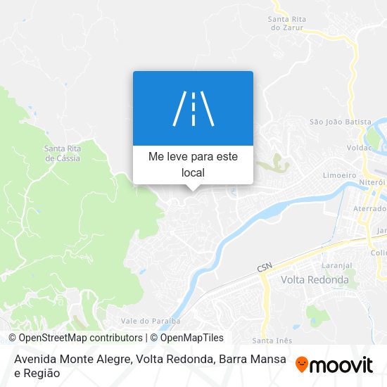 Avenida Monte Alegre mapa