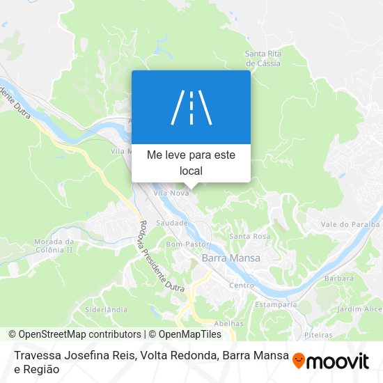 Travessa Josefina Reis mapa
