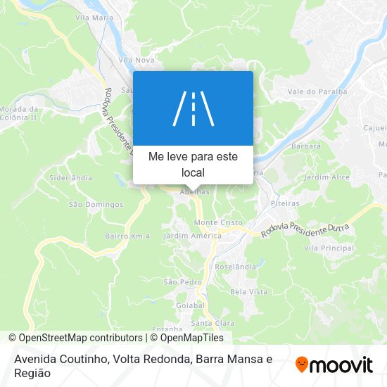 Avenida Coutinho mapa